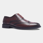 Load image into Gallery viewer, Rosetto Romero Thunder Handcrafted Lace-Up Brogue Shoes For Men