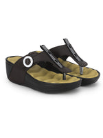 Load image into Gallery viewer, ADDA GLAMOUR-1 Solid Wedges For Women