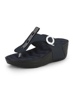 Load image into Gallery viewer, ADDA GLAMOUR-1 Solid Wedges For Women