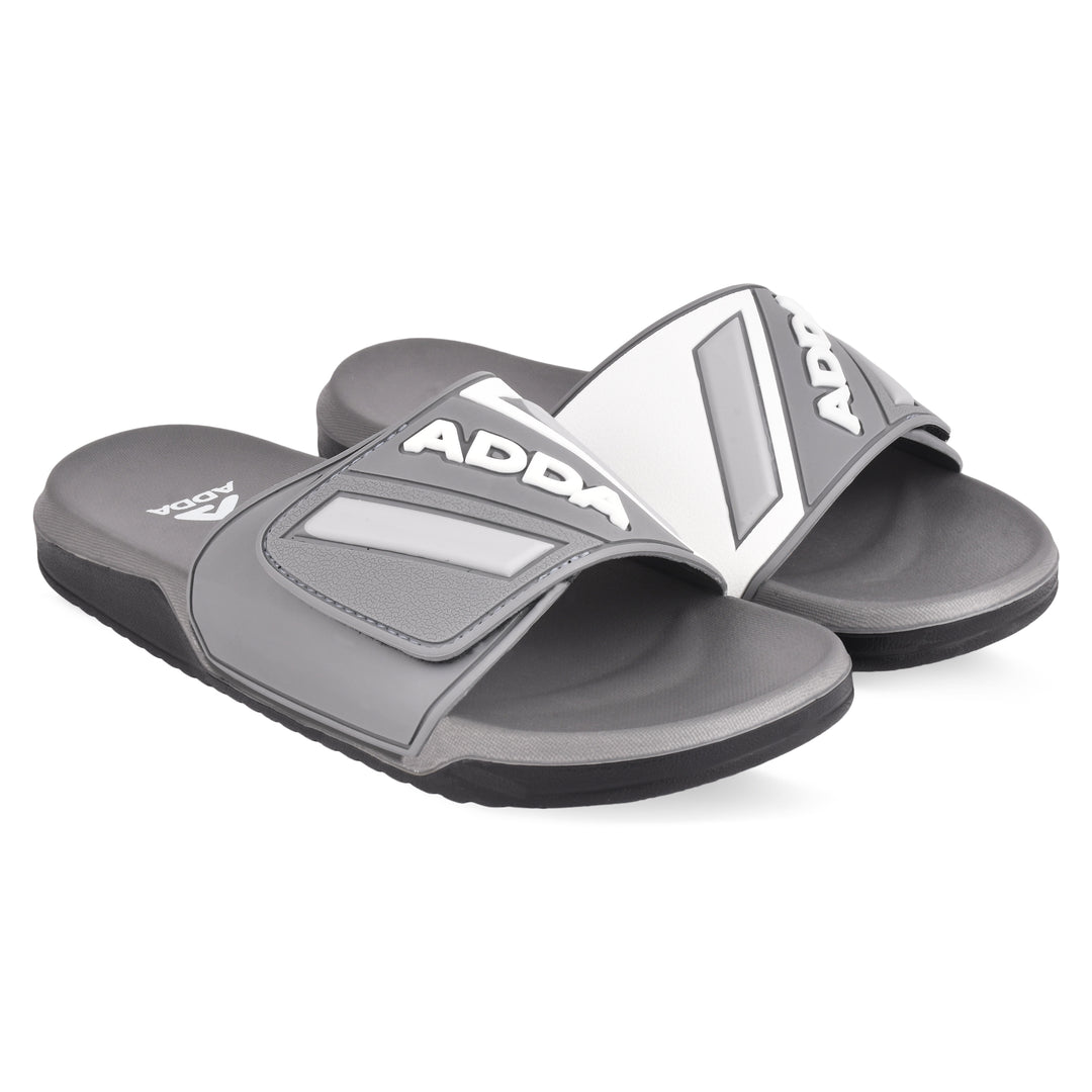 ADDA TRIBER-1 Striped Slide For Men