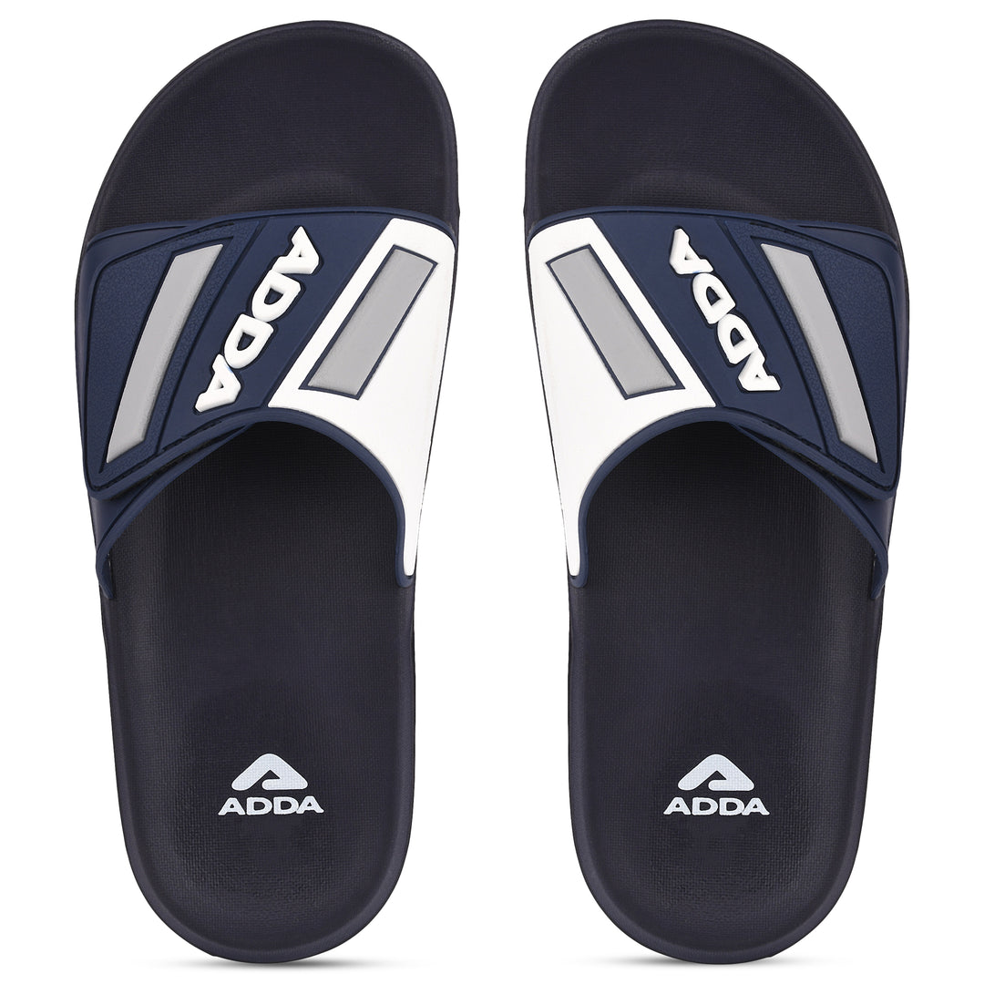 ADDA TRIBER-1 Striped Slide For Men