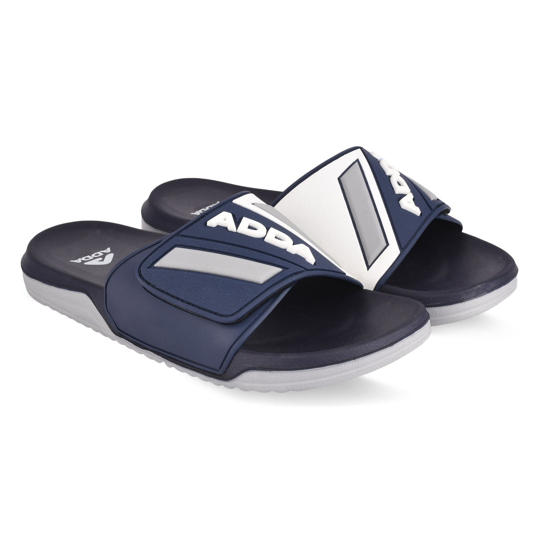 ADDA TRIBER-1 Striped Slide For Men