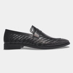 Load image into Gallery viewer, Rosetto Romero Vanguard Premium Woven Penny Loafers For Men