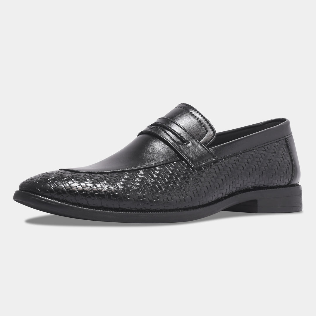 Rosetto Romero Vanguard Premium Woven Penny Loafers For Men