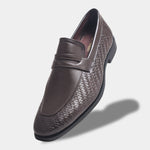 Load image into Gallery viewer, ROSETTO ROMERO Vanguard Premium Woven Penny Loafers For Men