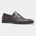Load image into Gallery viewer, Rosetto Romero Vanguard Premium Woven Penny Loafers For Men