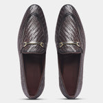 Load image into Gallery viewer, WAVEWALKER Blaze Handcrafted Woven Penny Loafers For Men