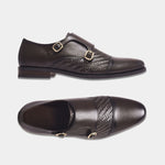 Load image into Gallery viewer, WAVEWALKER Steel Polished & Bold Double Monk Strap For Men