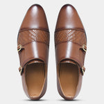 Load image into Gallery viewer, WAVEWALKER Steel Polished & Bold Double Monk Strap For Men