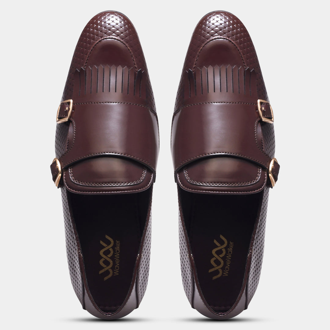 WAVEWALKER INFINITY Men Faux Leather Black Slip-On Loafers