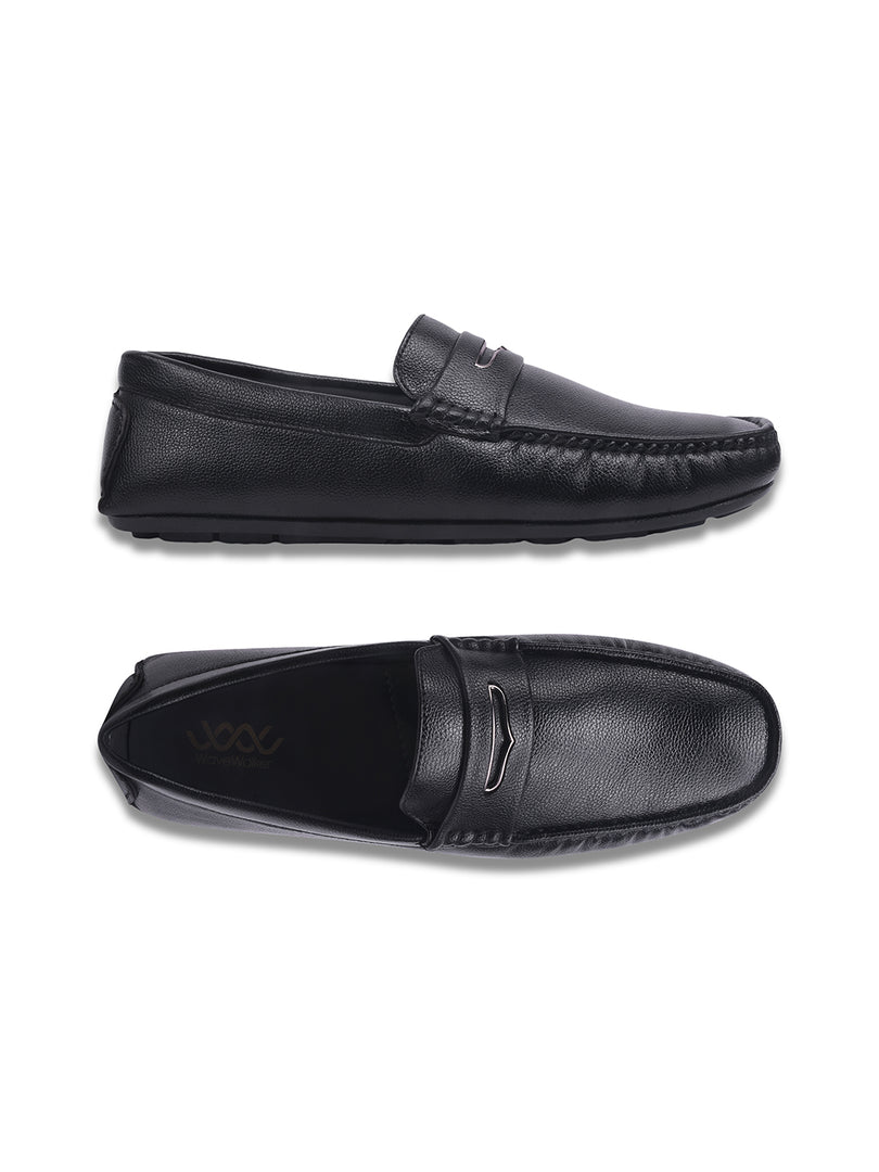 WAVEWALKER AERO Men Beige Faux Leather Slip-On Loafers