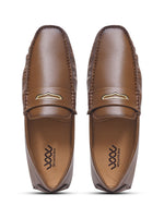 Load image into Gallery viewer, WAVEWALKER AERO Men Beige Faux Leather Slip-On Loafers