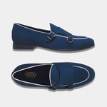 Load image into Gallery viewer, WAVEWALKER MARS Men Black Classic Suede Loafers