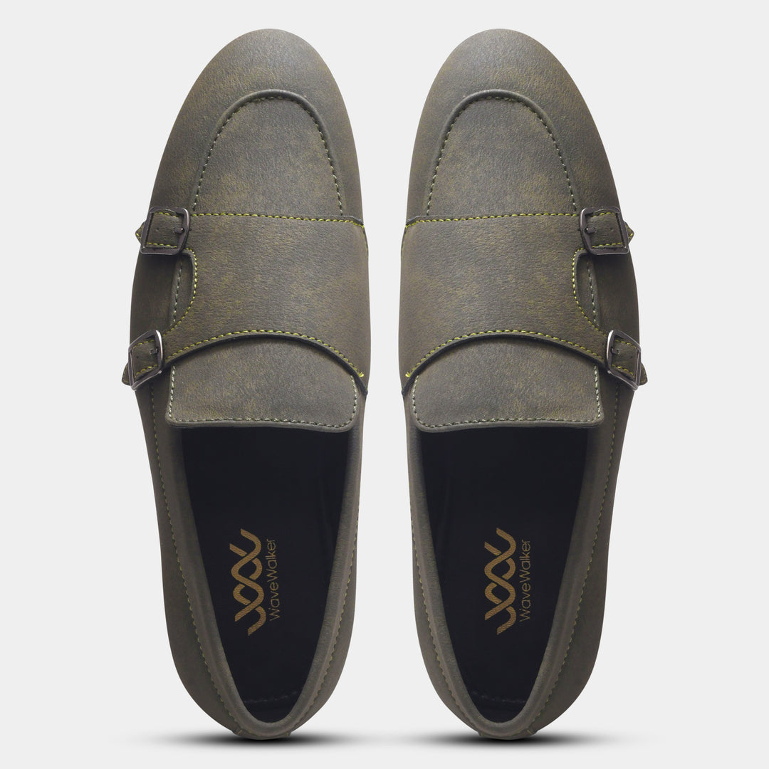 WAVEWALKER AXIS Men Beige Classic Suede Loafers