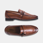Load image into Gallery viewer, WAVEWALKER PUNCH Men Faux Leather Black Slip-On Loafers