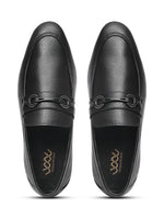 Load image into Gallery viewer, WAVEWALKER TINNY Men Black Leather Slip-On Loafers