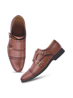 Load image into Gallery viewer, WAVEWALKER JAMES Men Premium Double Monk Strap Formal Shoes