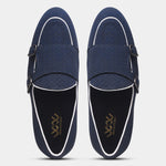 Load image into Gallery viewer, WAVEWALKER CAPTAIN Men Black Classic Suede Loafers