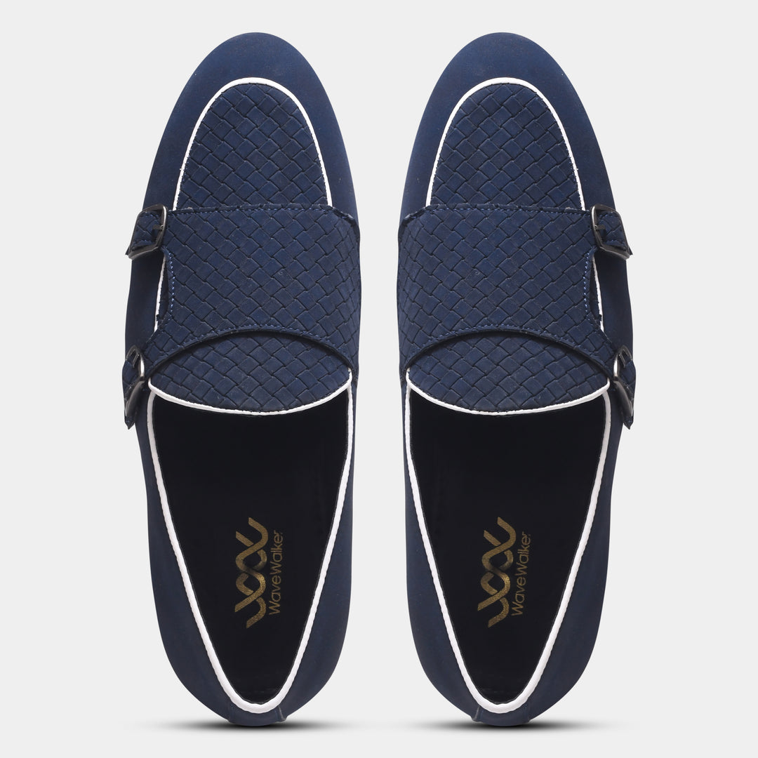 WAVEWALKER CAPTAIN Men Black Classic Suede Loafers