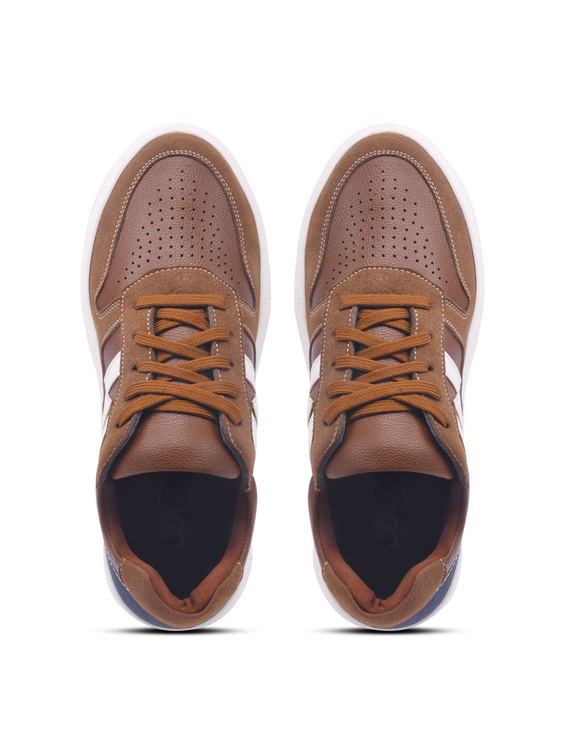 WAVEWALKER KILLER-3 Men Faux Leather Blue Casual Lace-Ups Shoes