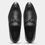 Load image into Gallery viewer, WAVEWALKER RELAX Men Faux Leather Black Slip-On Loafers