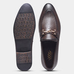 Load image into Gallery viewer, WAVEWALKER RELAX Men Faux Leather Black Slip-On Loafers