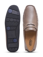 Load image into Gallery viewer, WAVEWALKER AERO Men Beige Faux Leather Slip-On Loafers