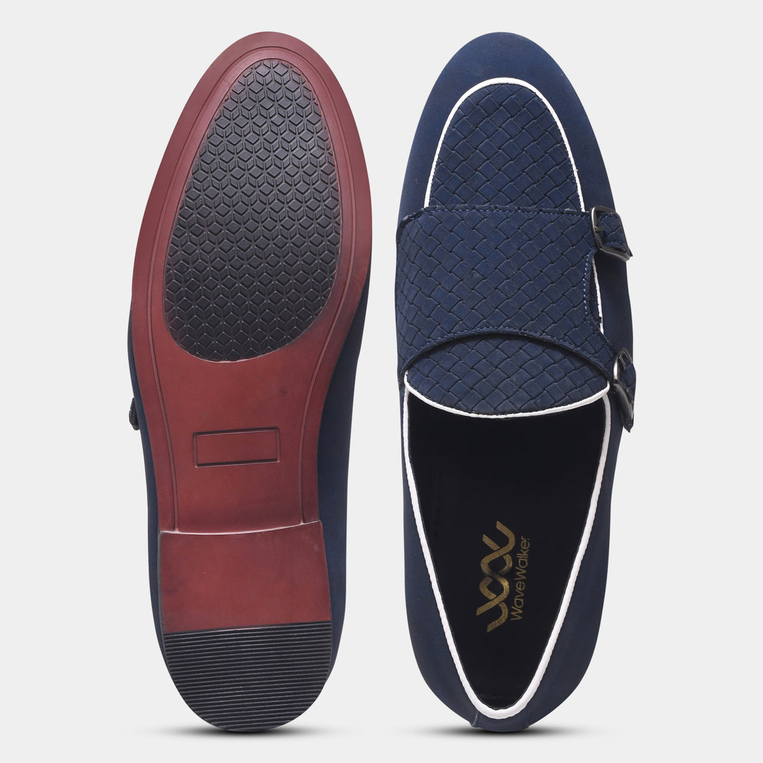 WAVEWALKER CAPTAIN Men Black Classic Suede Loafers