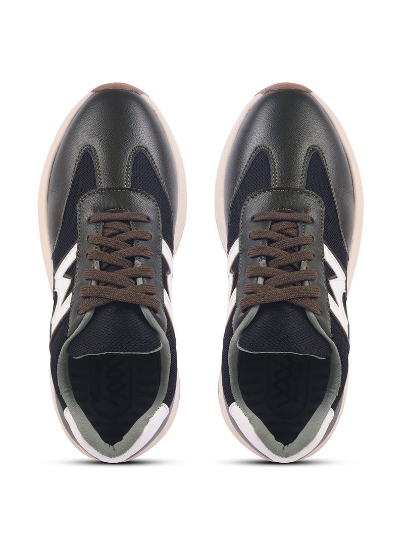 WAVEWALKER KILLER-1 Men Faux Leather Blue Casual Lace-Ups Shoes