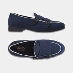 Load image into Gallery viewer, WAVEWALKER CAPTAIN Men Black Classic Suede Loafers