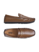 Load image into Gallery viewer, WAVEWALKER AERO Men Beige Faux Leather Slip-On Loafers