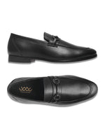 Load image into Gallery viewer, WAVEWALKER TINNY Men Black Leather Slip-On Loafers