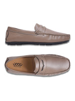 Load image into Gallery viewer, WAVEWALKER AERO Men Beige Faux Leather Slip-On Loafers