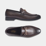 Load image into Gallery viewer, WAVEWALKER RELAX Men Faux Leather Black Slip-On Loafers