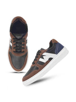 Load image into Gallery viewer, WAVEWALKER KILLER-3 Men Faux Leather Blue Casual Lace-Ups Shoes