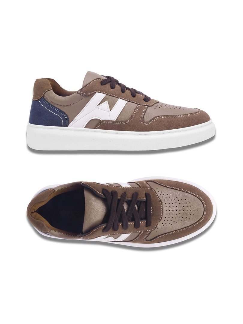 WAVEWALKER KILLER-3 Men Faux Leather Blue Casual Lace-Ups Shoes