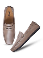 Load image into Gallery viewer, WAVEWALKER AERO Men Beige Faux Leather Slip-On Loafers