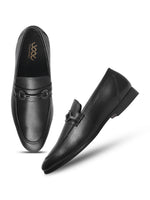 Load image into Gallery viewer, WAVEWALKER TINNY Men Black Leather Slip-On Loafers