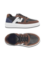 Load image into Gallery viewer, WAVEWALKER KILLER-3 Men Faux Leather Blue Casual Lace-Ups Shoes