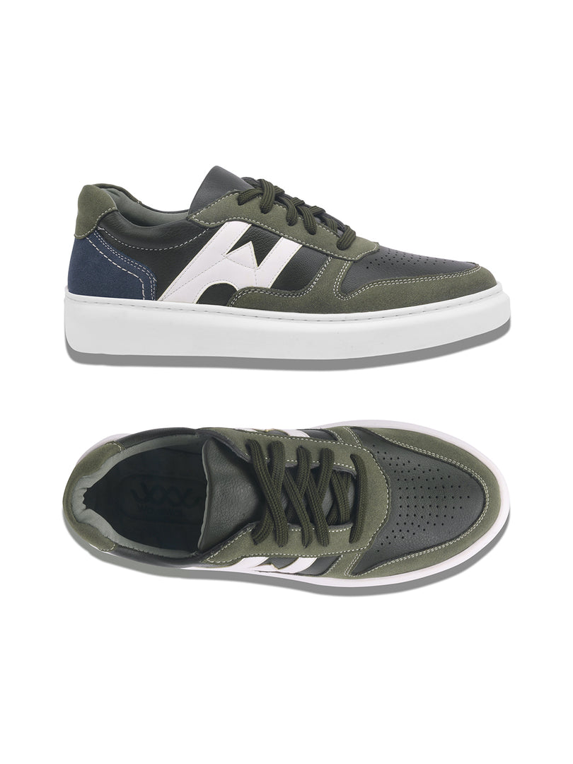 WAVEWALKER KILLER-3 Men Faux Leather Blue Casual Lace-Ups Shoes