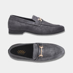 Load image into Gallery viewer, WAVEWALKER CRANE Men Black Classic Suede Loafers