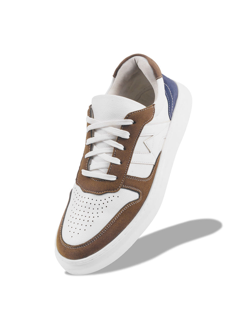 WAVEWALKER KILLER-3 Men Faux Leather Blue Casual Lace-Ups Shoes