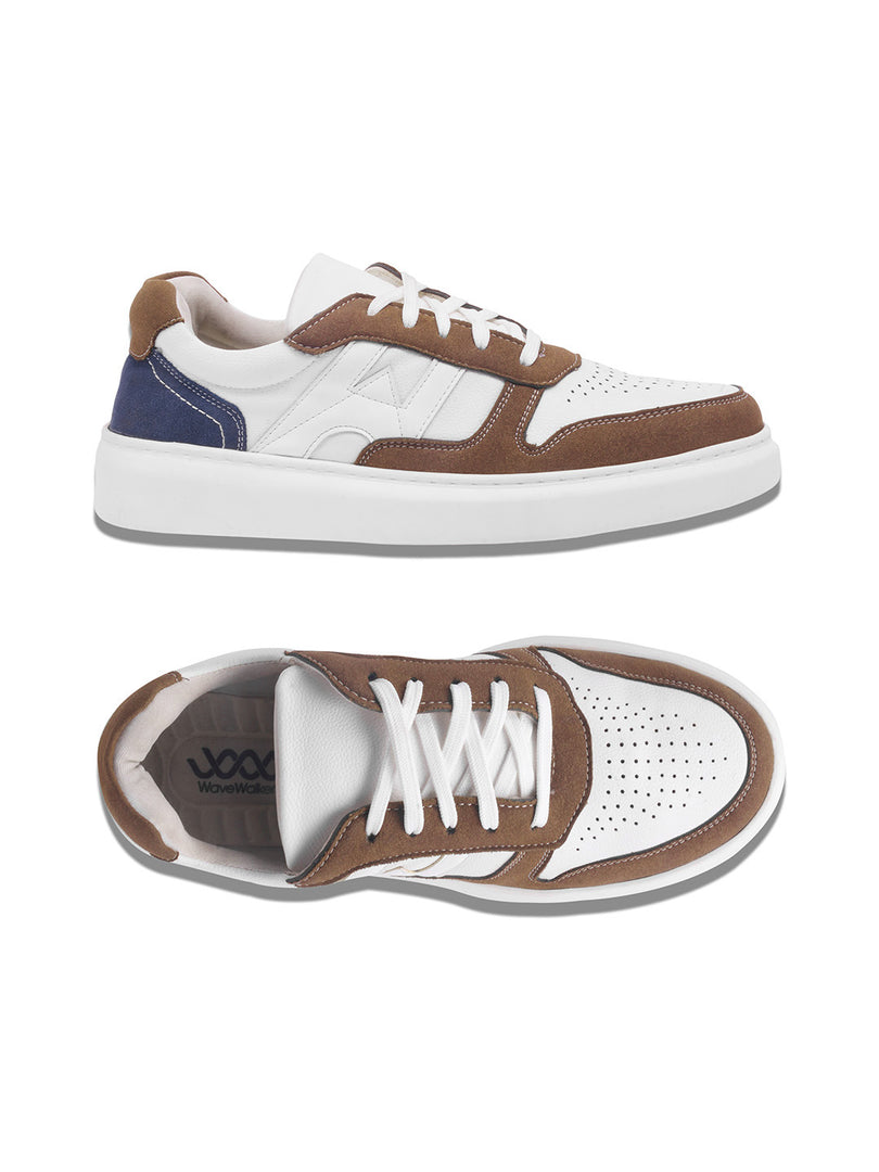 WAVEWALKER KILLER-3 Men Faux Leather Blue Casual Lace-Ups Shoes