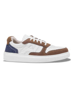Load image into Gallery viewer, WAVEWALKER KILLER-3 Men Faux Leather Blue Casual Lace-Ups Shoes