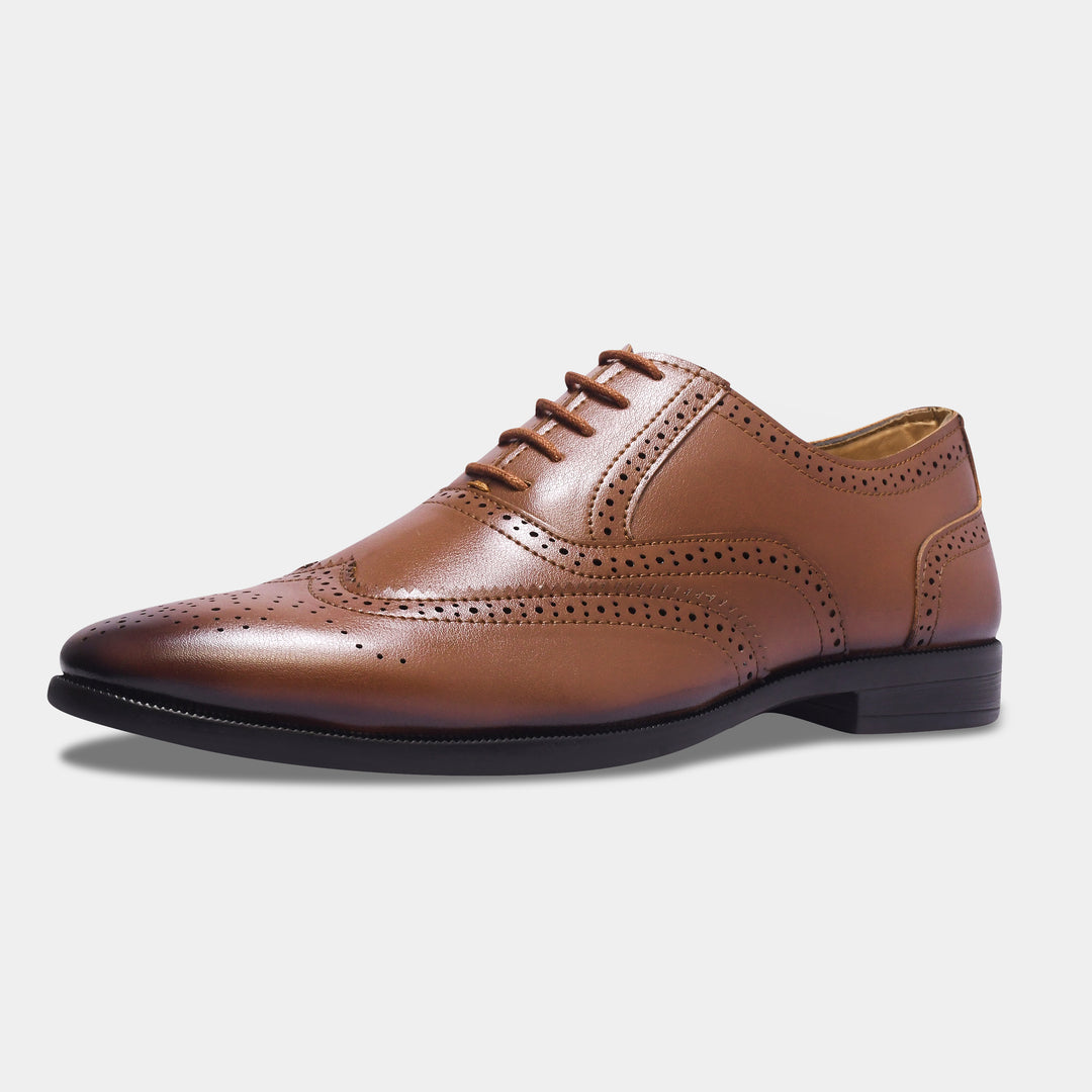 ROSETTO ROMERO Alpha Refined Craftsmanship Lace-Up Brogue Shoes For Men