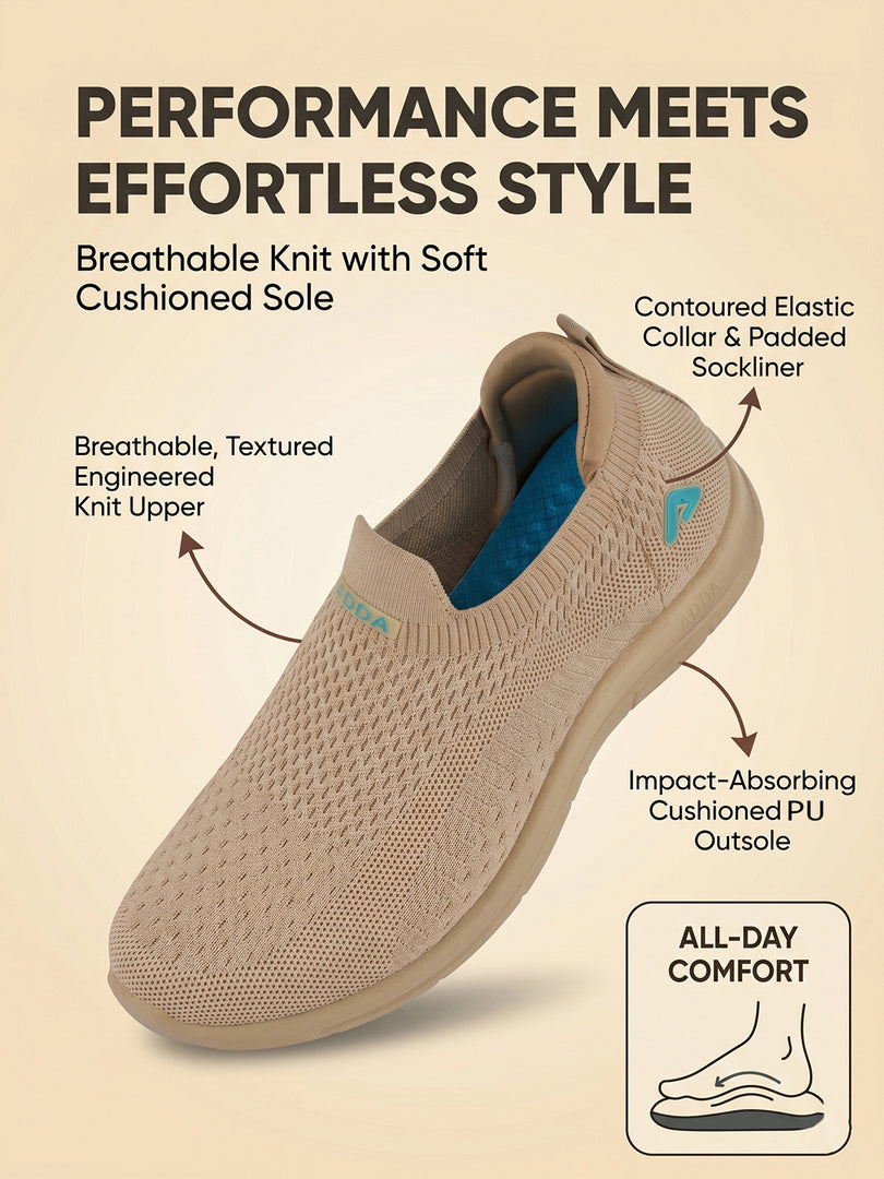 ADDA SOFTWALK-1 Women Comfortable & Breathable Knit Walking Sneakers