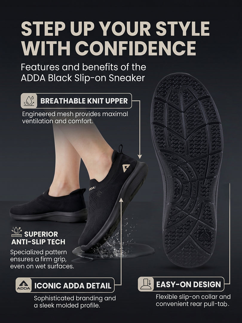 ADDA SOFTWALK-1 Women Comfortable & Breathable Knit Walking Sneakers
