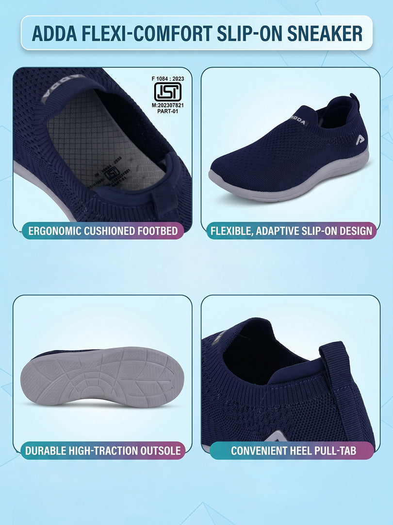 ADDA SOFTWALK-1 Women Comfortable & Breathable Knit Walking Sneakers