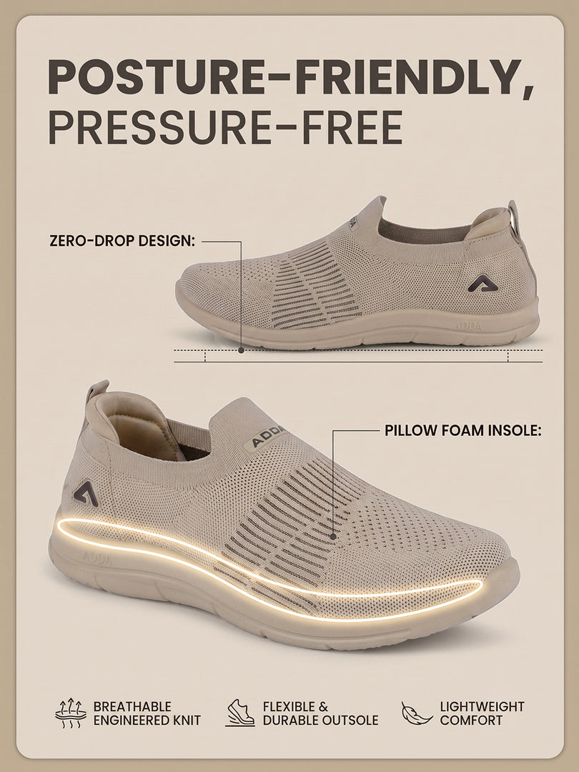 ADDA SOFTWALK-2 Women Comfortable & Breathable Knit Walking Sneakers