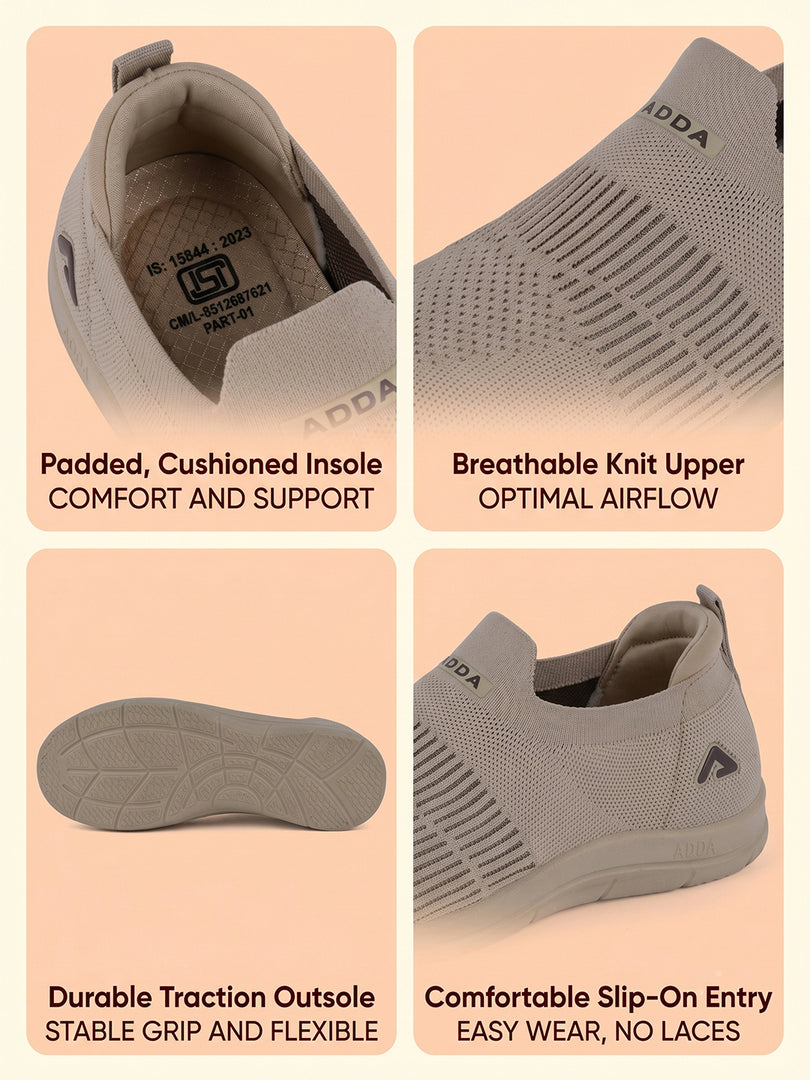 ADDA SOFTWALK-2 Women Comfortable & Breathable Knit Walking Sneakers